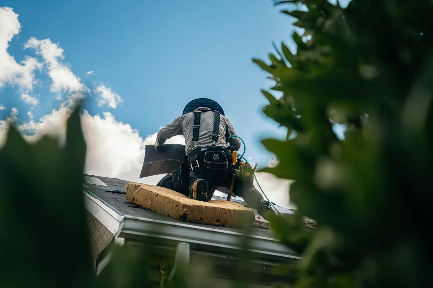 Commercial roof inspection documented in North Vernon